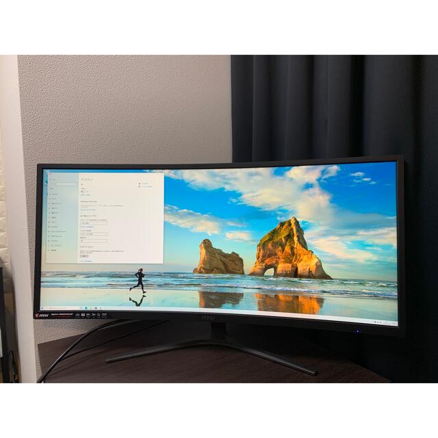 Optix MAG341CQ MSI 34型ワイド 湾曲 ディスプレイ-