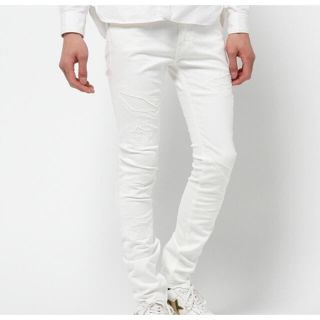 アベイシングエイプ(A BATHING APE)のA BATHING APE Stretch Taper Jeans White(デニム/ジーンズ)