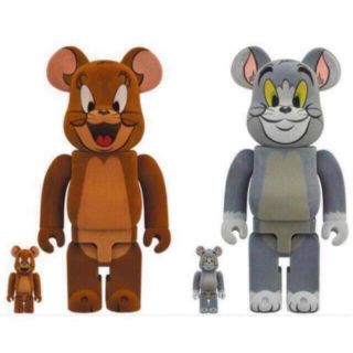 メディコムトイ(MEDICOM TOY)のBE@RBRICK TOM & JERRYフロッキー Ver.100＆400％ (その他)