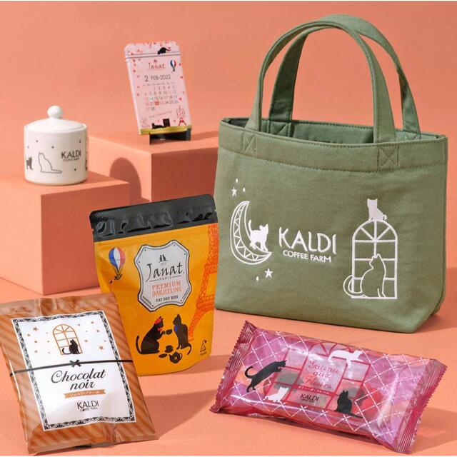 KALDI(カルディ)の2022年 カルディ KALDI ネコの日バッグ　猫の日 レディースのバッグ(トートバッグ)の商品写真