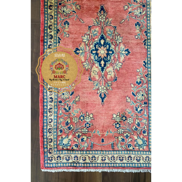 驚きの破格値 サルーク産 ペルシャ絨毯 127×67cmの通販 by My Aladdin’s Rug｜ラクマ 最安値新品