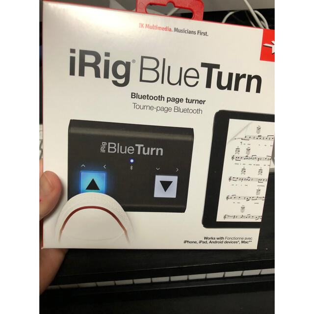 iRig BlueTurn Bluetooth フットペダル