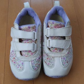 アシックス(asics)のASICS　アイダホ　18センチ　女の子　花柄　かわいい　春(スニーカー)