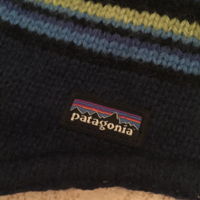 patagonia(パタゴニア)のパタゴニアキッズニットキャップL キッズ/ベビー/マタニティのこども用ファッション小物(帽子)の商品写真