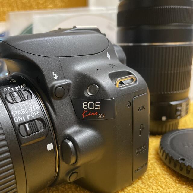 ムキット Canon - Canon Eos Kiss X7 W ズームキットの通販 by たか's 