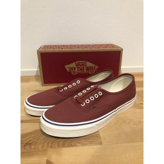 ヴァンズ(VANS)のVANS オーセンティック オレンジ　バンズ 30cm(スニーカー)