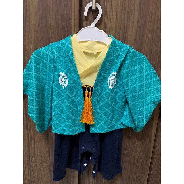 男の子 袴 キッズ/ベビー/マタニティのベビー服(~85cm)(ロンパース)の商品写真