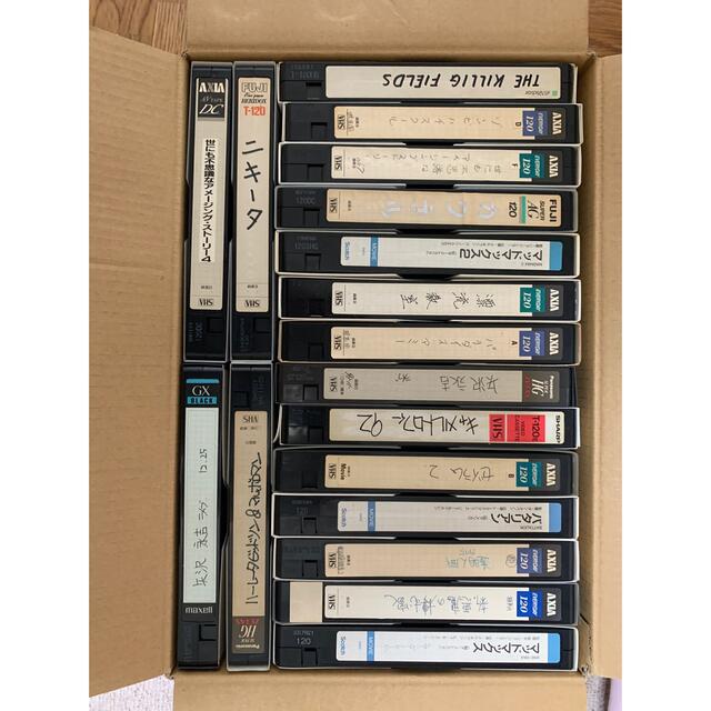 VHSビデオテープ中古　36本　 スマホ/家電/カメラのテレビ/映像機器(その他)の商品写真