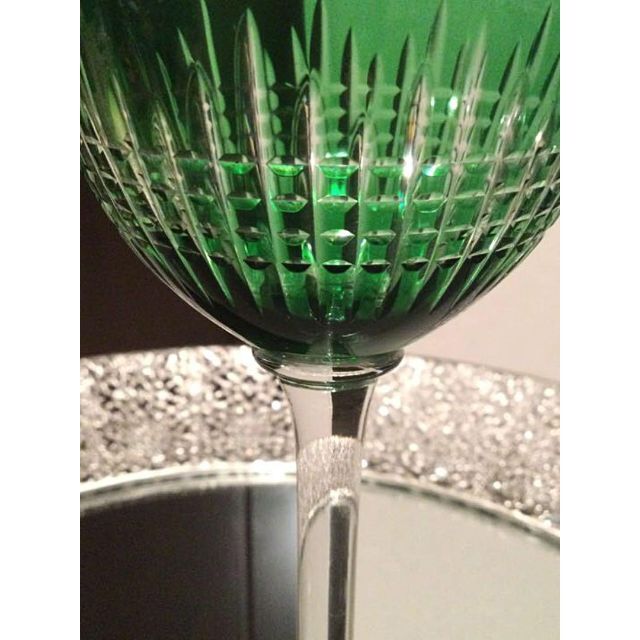 Baccarat 極美品 オールド バカラ ナンシー グリーン 緑 レーマー