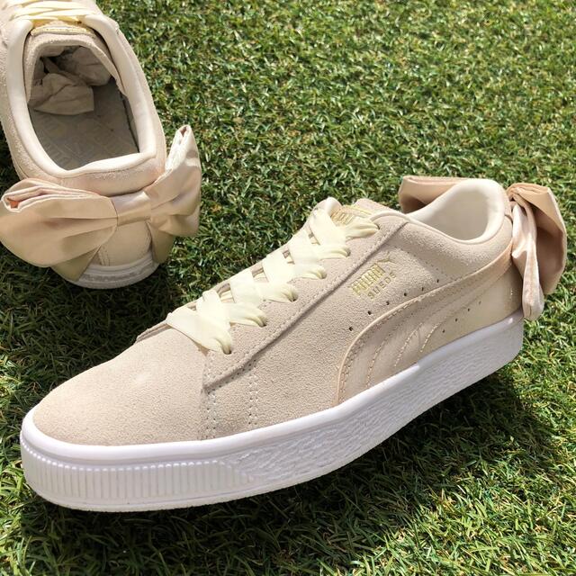 美品23 PUMA SUEDE BOW スエード ボウ C341レディース