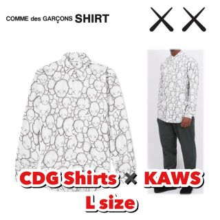 コムデギャルソン(COMME des GARCONS)のコムデギャルソンシャツ KAWS カウズ 長袖シャツ(シャツ)