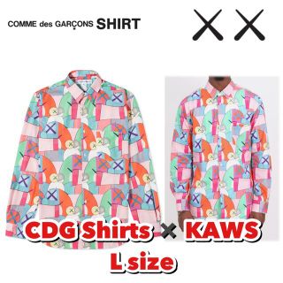 コムデギャルソン(COMME des GARCONS)のコムデギャルソンシャツ KAWS カウズ 長袖シャツ(シャツ)