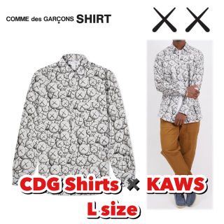 コムデギャルソン(COMME des GARCONS)のコムデギャルソンシャツ KAWS カウズ 長袖シャツ(シャツ)