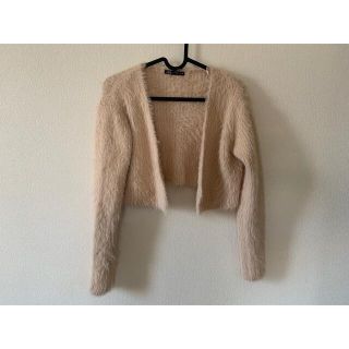 ザラ(ZARA)の【 ZARA 】ショート丈　ファー　アウター　カーディガン　韓国　トップス(カーディガン)