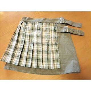 みーたく☆様専用　女の子チェックのプリーツスカート150美品(スカート)