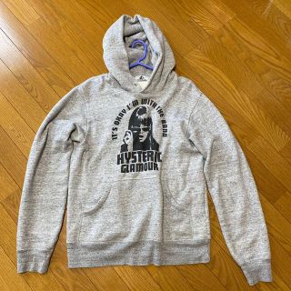 ヒステリックグラマー(HYSTERIC GLAMOUR)のヒステリックグラマー　スウェットパーカー　グレー　M(パーカー)