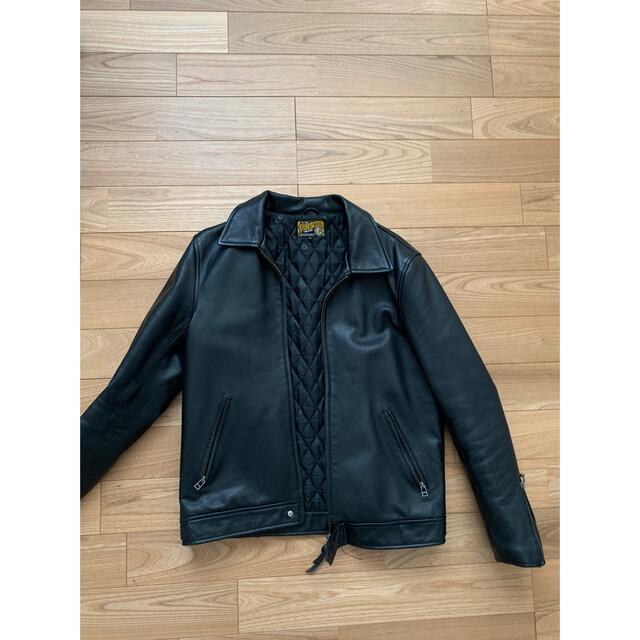 身幅52cm美品　本革　CLUCT クラクト　LEATHER JACKET レザージャケット