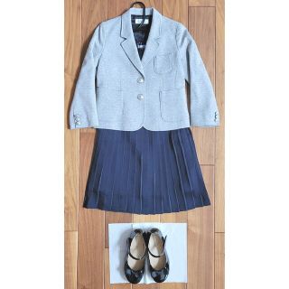 シップスキッズ(SHIPS KIDS)の【美品】SHIPS　キッズ　女の子　ジャケット&ワンピースセット　卒園式、入学式(ドレス/フォーマル)