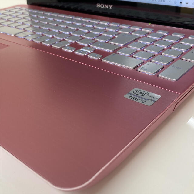 VAIO ピンク/ SSD500GB/第7世代 Core i3/ブルーレイ/