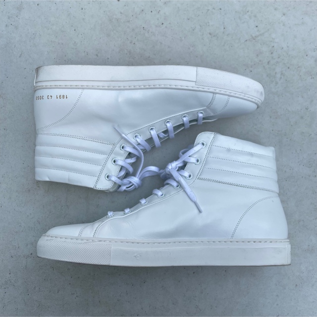 Common projects leather sneaker white