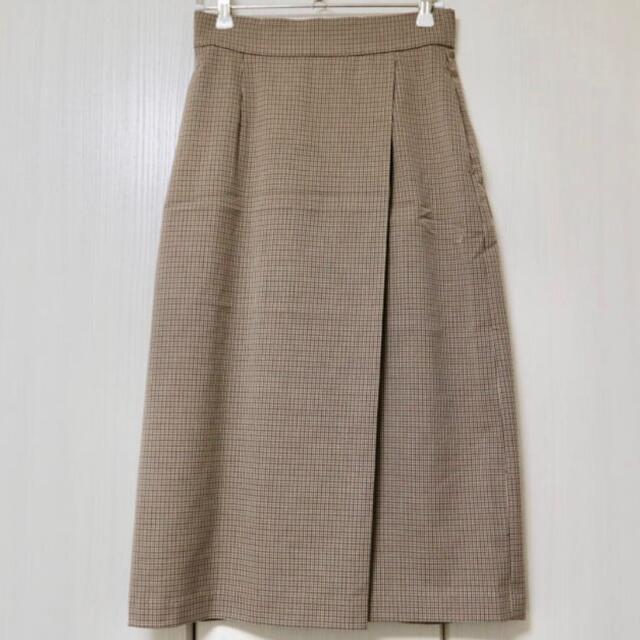 UNIQLO(ユニクロ)のUNIQLO ユニクロ チェックナロースカート L レディースのスカート(ひざ丈スカート)の商品写真