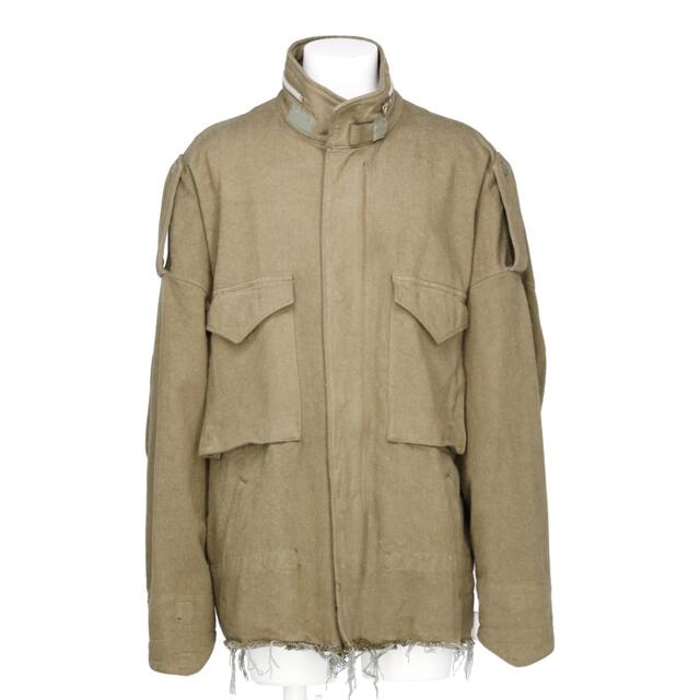 doublet SILK TWILL MILITARY BLOUSON