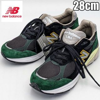 ニューバランス(New Balance)の新品★28cm ニューバランス M990CP3 グリーン/黒 スニーカー メンズ(スニーカー)