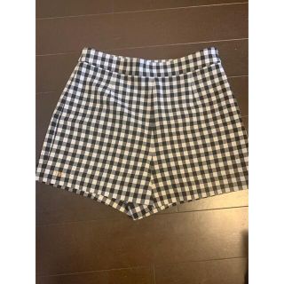 ダイアンフォンファステンバーグ(DIANE von FURSTENBERG)のダイアン　ショートパンツ2表記　チェック(ショートパンツ)