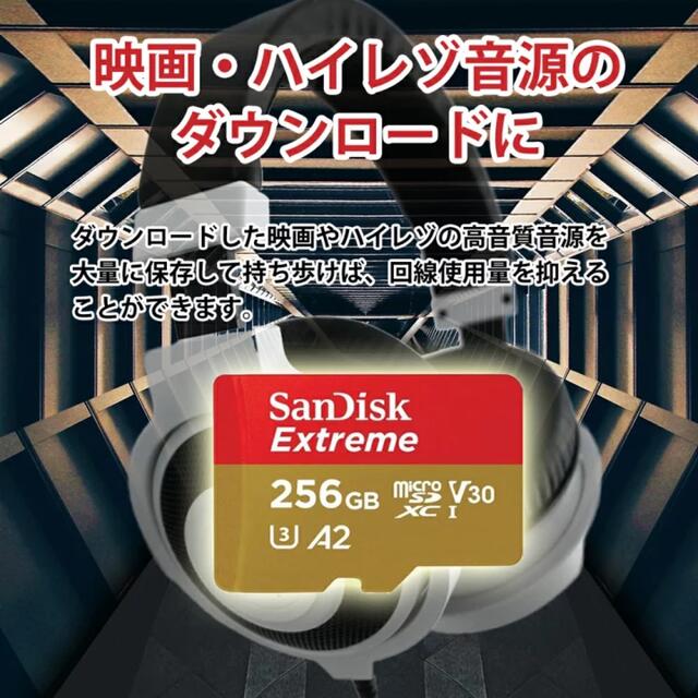 新品★256GB microSDXC SanDisk Extreme A2