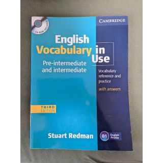 【CD付・美品】English Vocabulary in Use(語学/参考書)