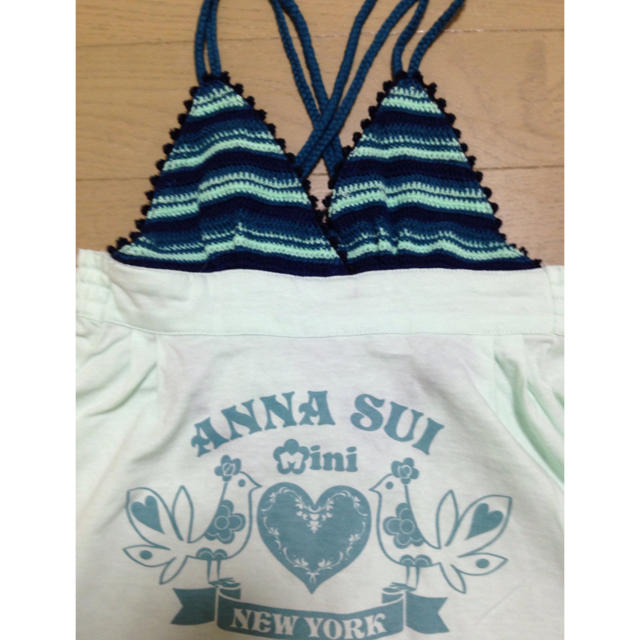 ANNA SUI mini(アナスイミニ)の【未使用】#ANNA SUI mini 切替キャミソール 120cm キッズ/ベビー/マタニティのキッズ服女の子用(90cm~)(その他)の商品写真