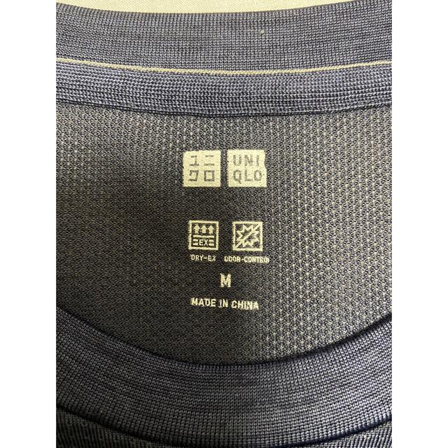 UNIQLO(ユニクロ)のUNIQLO Tシャツ ネイビー メンズのトップス(Tシャツ/カットソー(半袖/袖なし))の商品写真