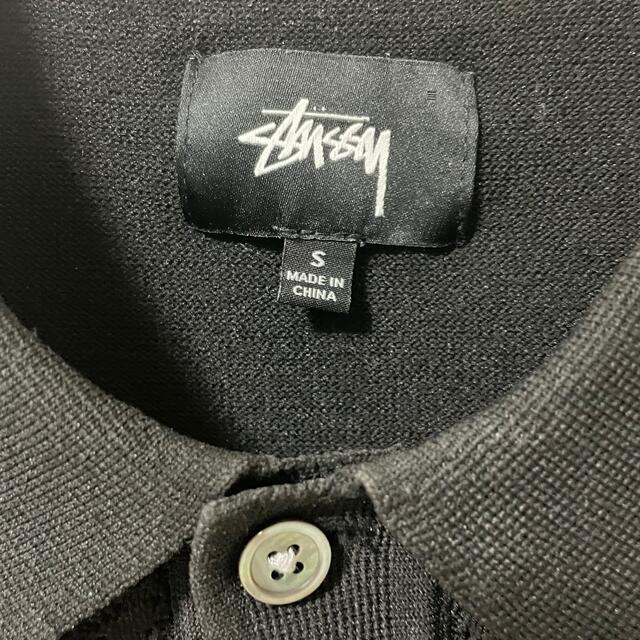 お洒落 中田圭佑着用 20SS stussy cable ss polo M black sitedev