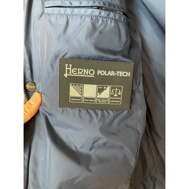 中古 ヘルノ フーデッド プリーツバック コート 42 マローネ www