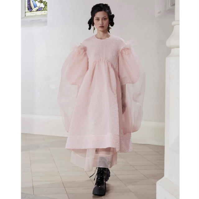 セール特価 - Drawer Sale オーガンザトリム ドレス Rocha Simone ひざ