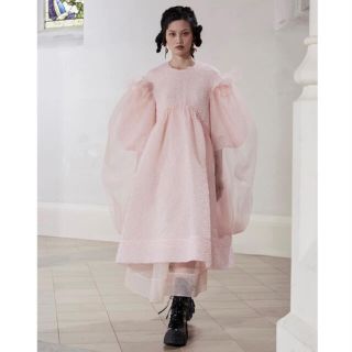 ドゥロワー(Drawer)のSale Simone Rocha オーガンザトリム　ドレス(ひざ丈ワンピース)