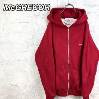 マックレガー(McGREGOR)の希少 90s マックレガー フルジップパーカー プリントロゴ(パーカー)