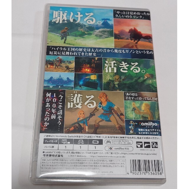 ゼルダの伝説　ブレスオブザワイルド 1