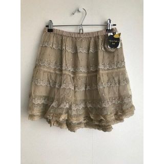 フランシュリッペ(franche lippee)の未使用　フランシュリッペ　レース　スカートに見える　キュロットパンツ(キュロット)