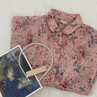 ロキエ(Lochie)のflower blouse🥀(シャツ/ブラウス(長袖/七分))