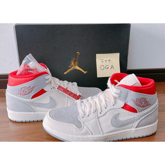 スニーカーズンスタッフSNS×NIKE AIR JORDAN 1 MID 27.5cm/US9.5