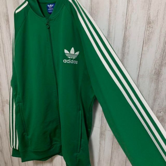 【ビッグサイズ2XL‼️】美品 adidas ファイヤーバード ジャージ 緑