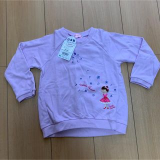 ミキハウス(mikihouse)の【新品・タグ付き】ミキハウス　トレーナー　りーなちゃん　100cm(Tシャツ/カットソー)