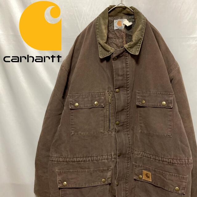 Carhartt カーハート ワークジャケット ブラウン 2XL ビッグサイズ