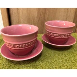 ルクルーゼ(LE CREUSET)のル・クルーゼ　ティーカップ　ソーサー　湯呑み(食器)