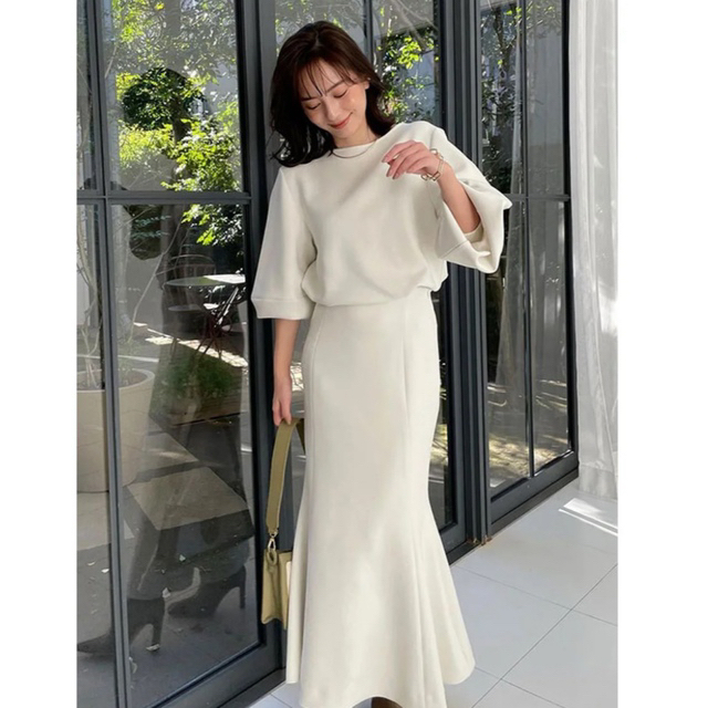 卸し売り購入 Chiffon ソフトファブリック セットアップ S Ivory