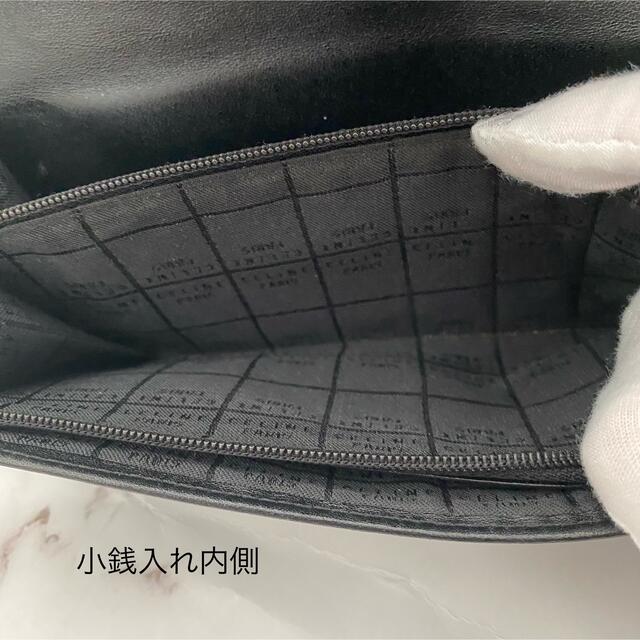 celine(セリーヌ)の【美品】セリーヌ　CELINE 黒レザー長財布　ゴールド金具 レディースのファッション小物(財布)の商品写真