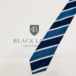 ブラックレーベルクレストブリッジ(BLACK LABEL CRESTBRIDGE)の【美品】ブラックレーベル　クレストブリッジ   ネクタイ　ブルー(ネクタイ)