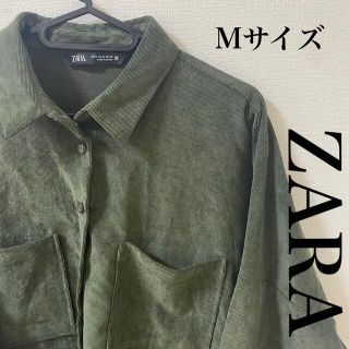 ザラ(ZARA)のZARA 緑　長袖シャツ(シャツ)