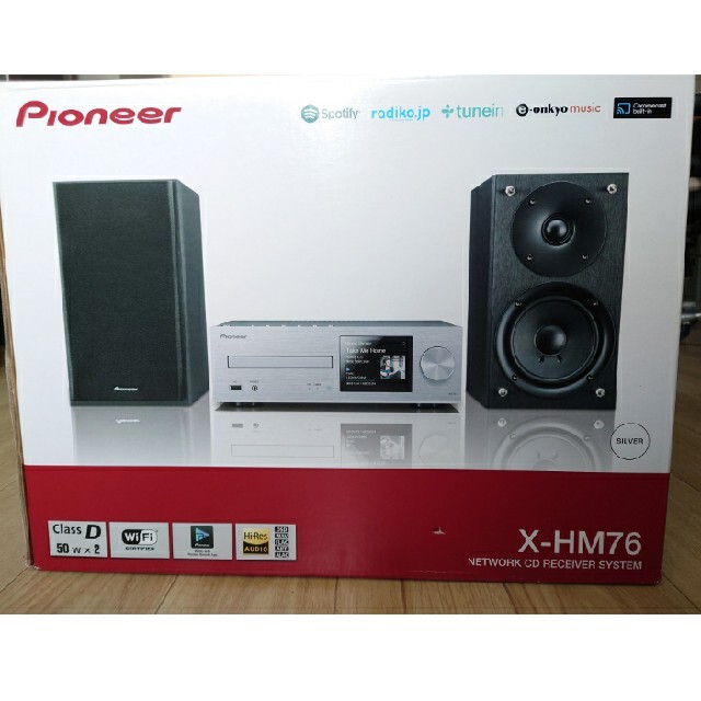 Pioneer - Pioneer ミニコンポーネントシステム X-HM76(S)の通販 by て